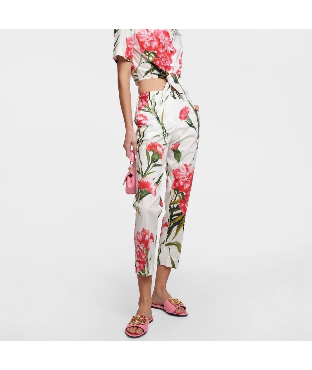 DOLCE&GABBANA Розовые шлепанцы из лакированной кожи, фото 7