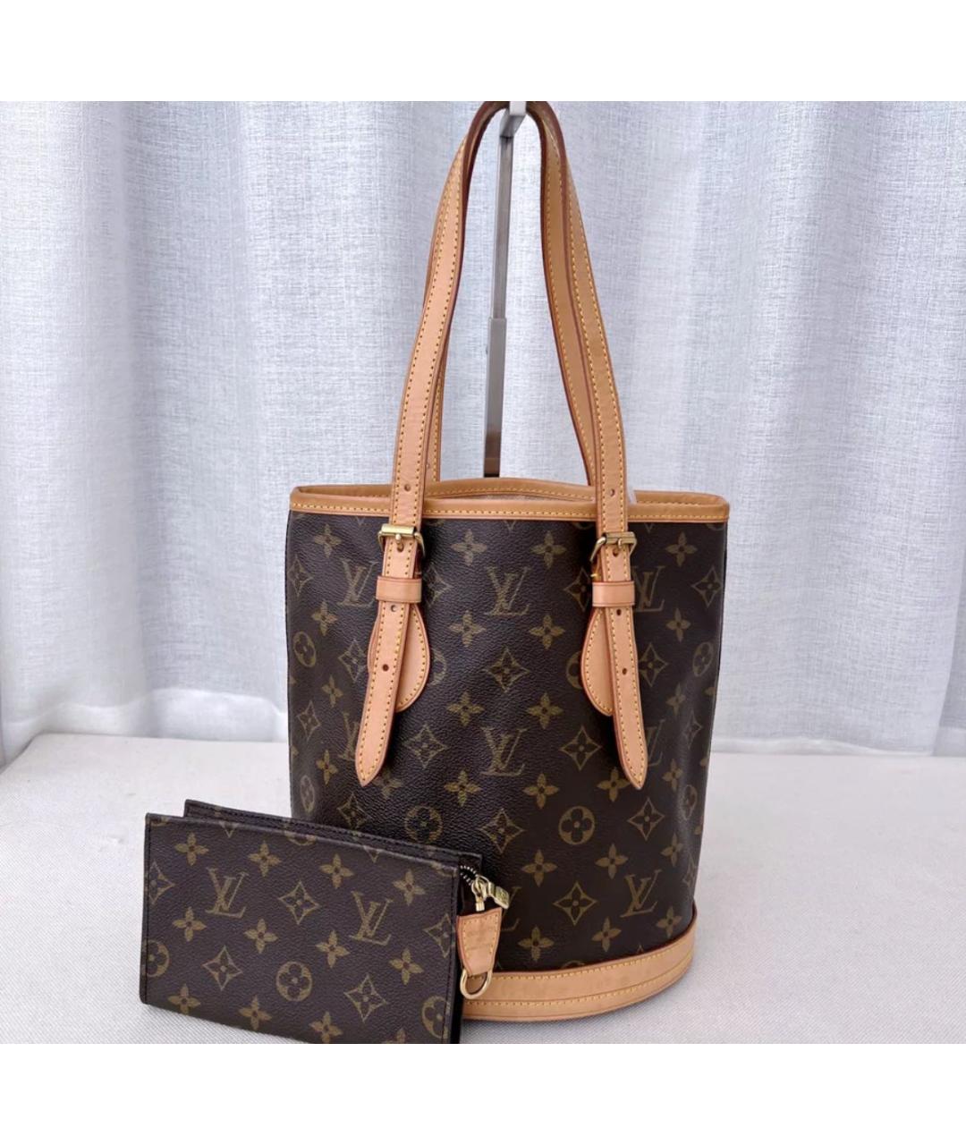 LOUIS VUITTON PRE-OWNED Коричневая сумка через плечо, фото 7