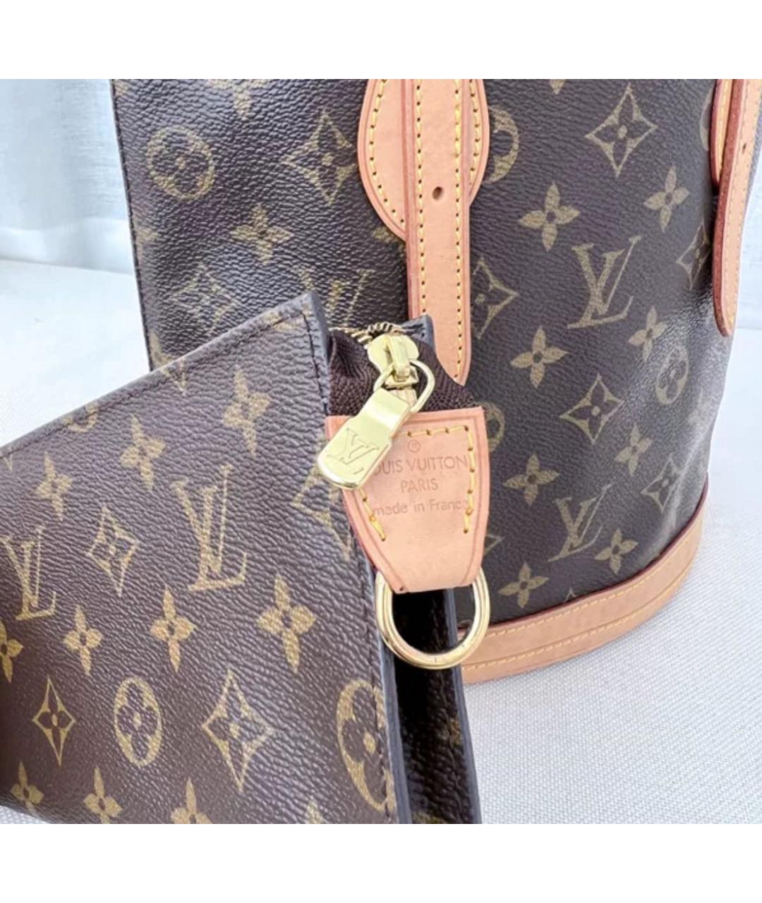 LOUIS VUITTON PRE-OWNED Коричневая сумка через плечо, фото 6