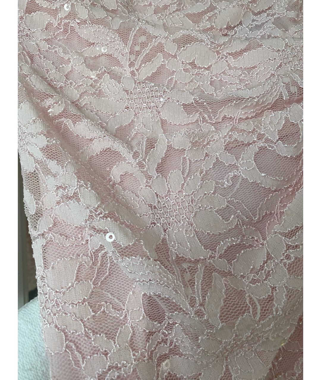 RALPH LAUREN Розовое полиамидовое коктейльное платье, фото 4