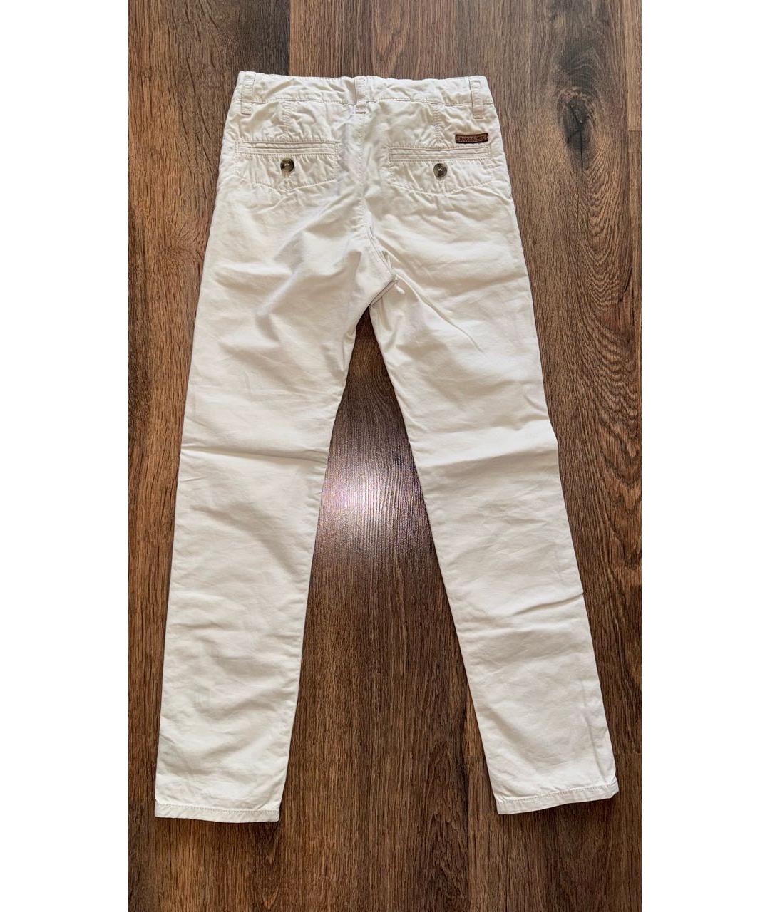 BURBERRY Бежевые хлопковые брюки и шорты, фото 5