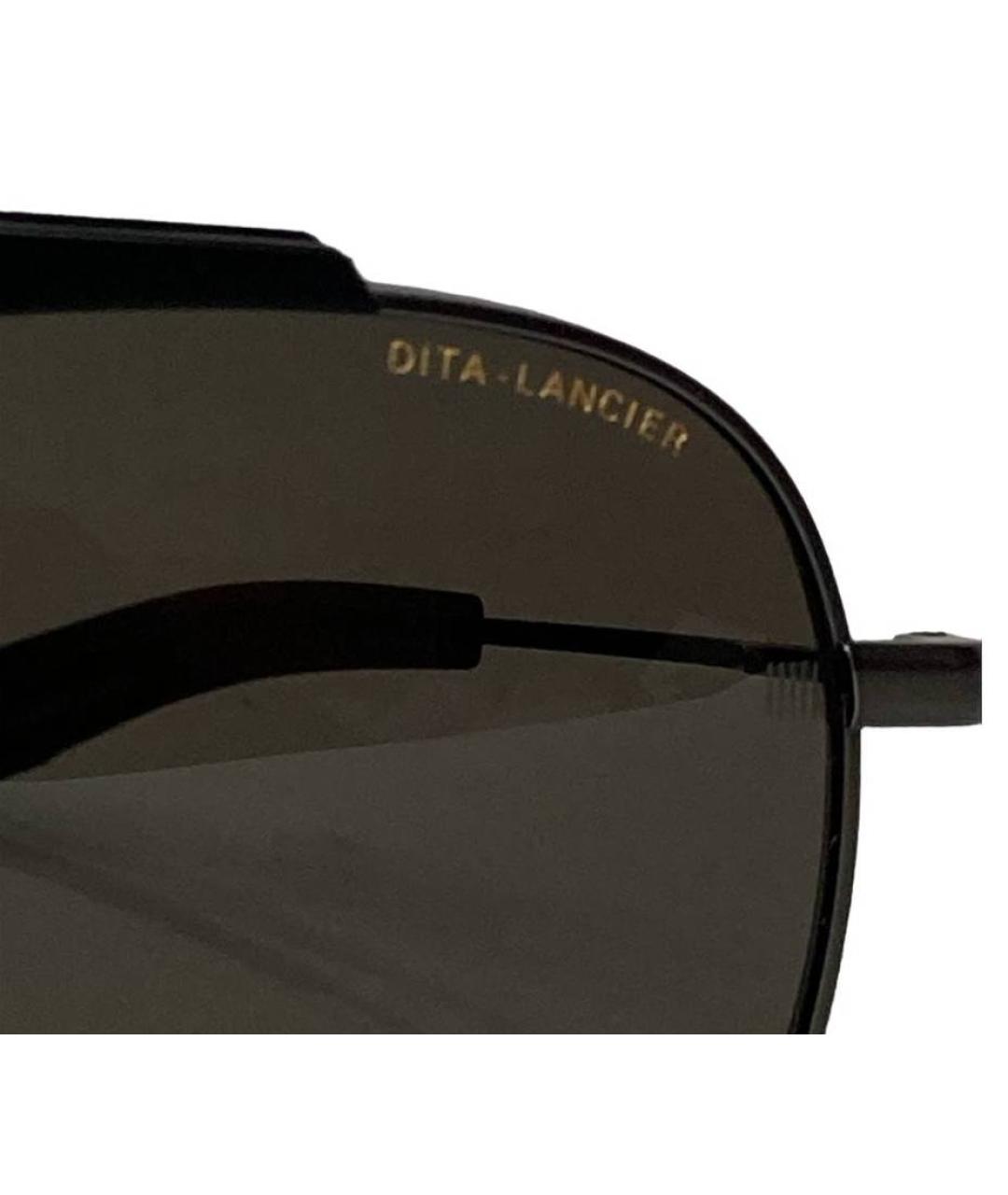 DITA Черные металлические солнцезащитные очки, фото 3