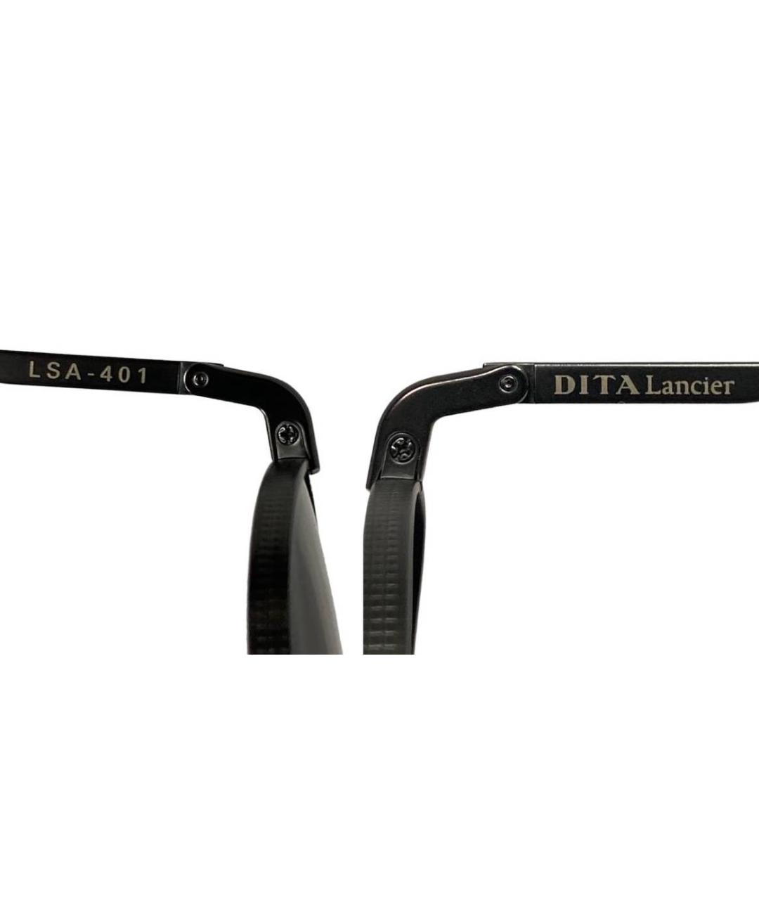 DITA Черные металлические солнцезащитные очки, фото 8