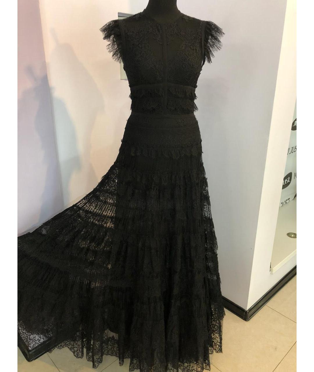 ELIE SAAB Черное кружевное вечернее платье, фото 5