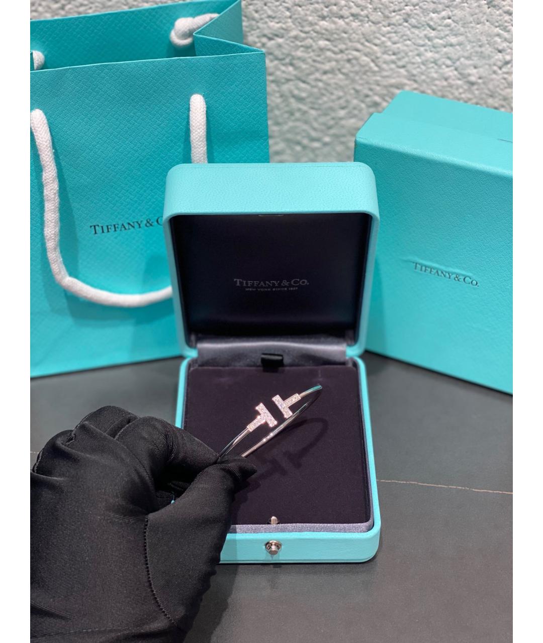 TIFFANY&CO Белый браслет из белого золота, фото 2