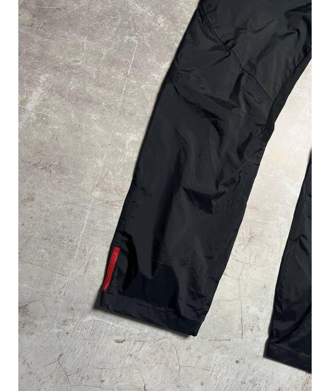 PRADA Черные повседневные брюки, фото 7
