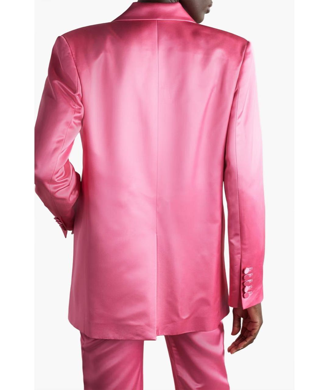 A.L.C. Розовый вискозный костюм с брюками, фото 4