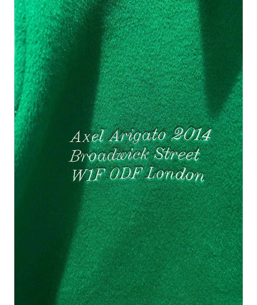AXEL ARIGATO Зеленая шерстяная куртка, фото 9