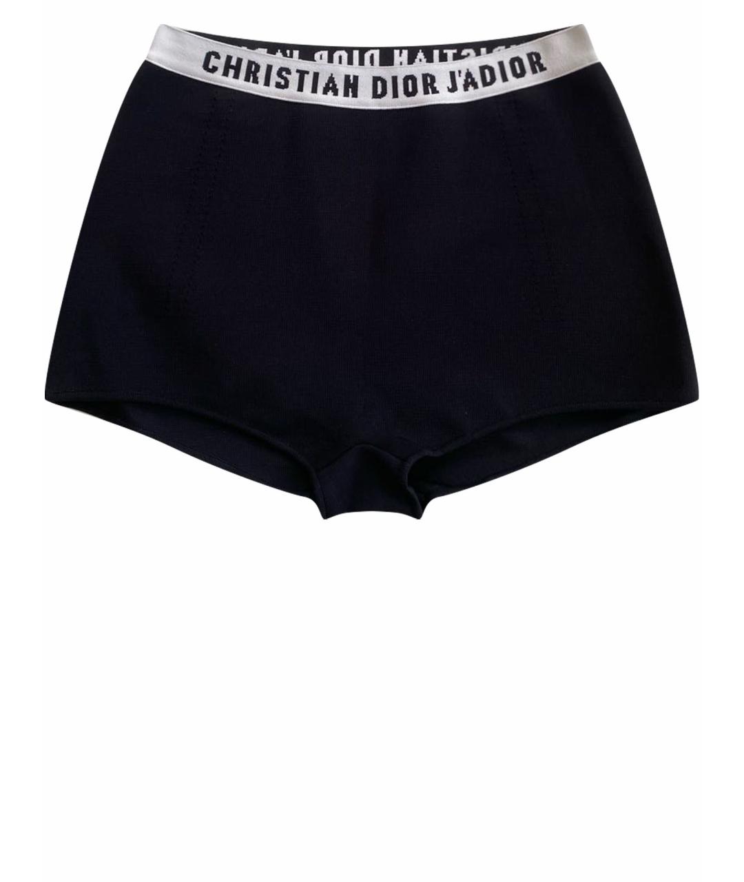 CHRISTIAN DIOR PRE-OWNED Черные вискозные шорты, фото 1