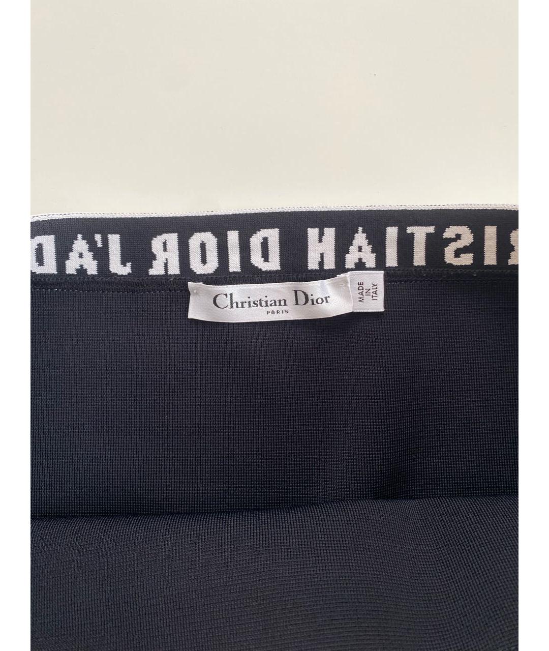 CHRISTIAN DIOR PRE-OWNED Черные вискозные шорты, фото 2