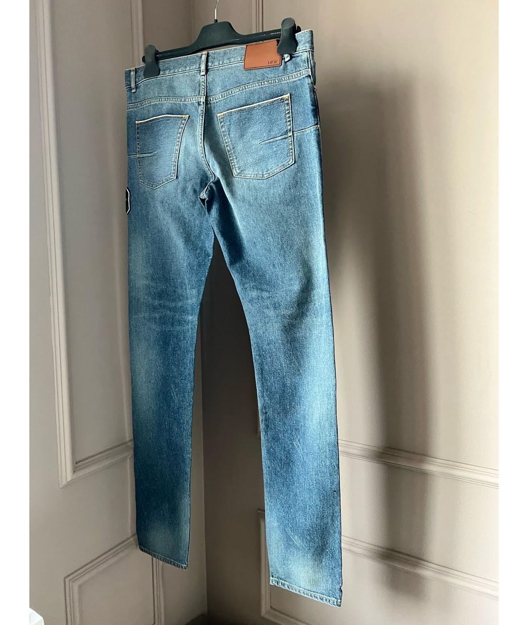 CHRISTIAN DIOR PRE-OWNED Голубые прямые джинсы, фото 2