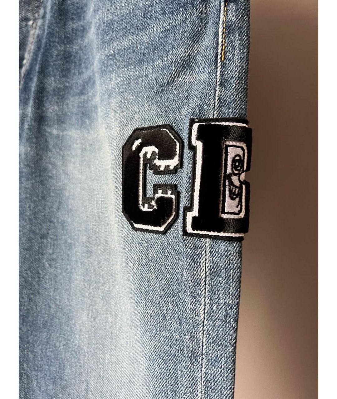 CHRISTIAN DIOR PRE-OWNED Голубые прямые джинсы, фото 3