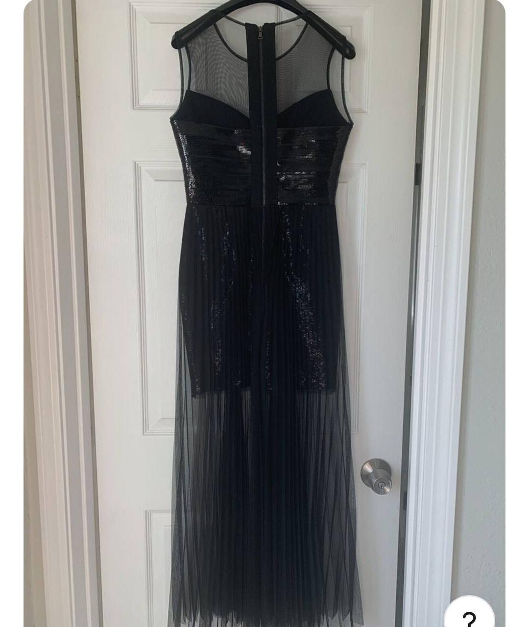 BCBG MAXAZRIA Черное вискозное вечернее платье, фото 3
