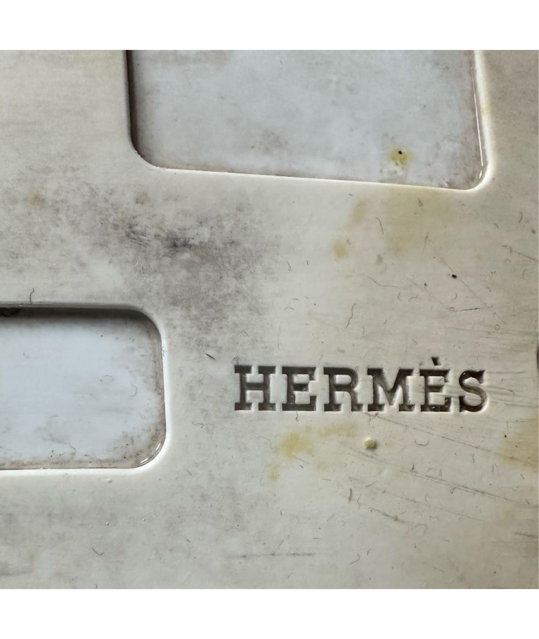 HERMES PRE-OWNED Антрацитовые неопреновые кроссовки, фото 7