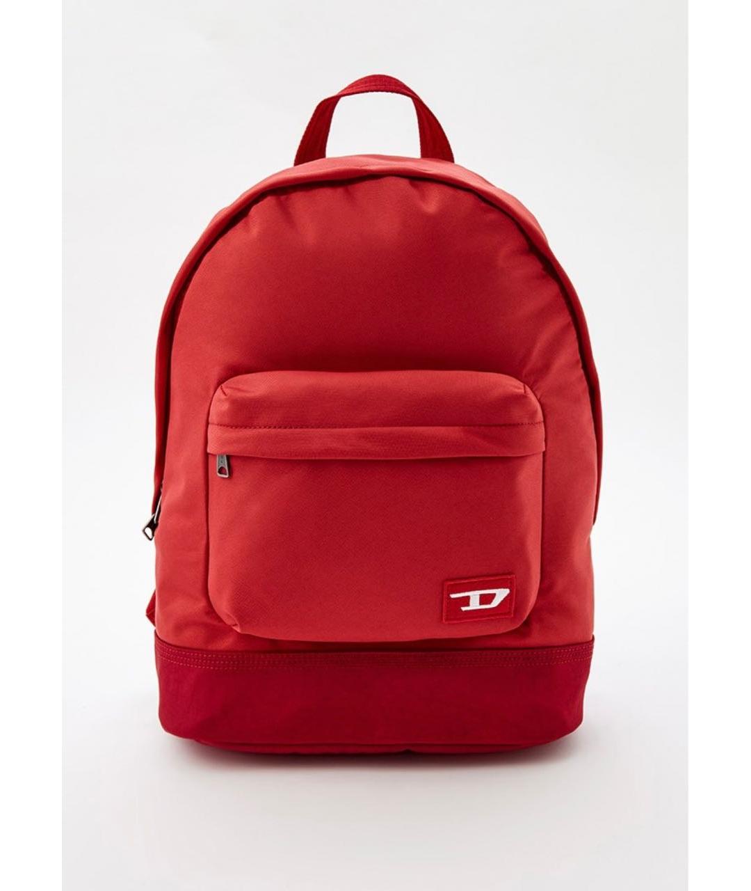 DIESEL Красный тканевый рюкзак, фото 8