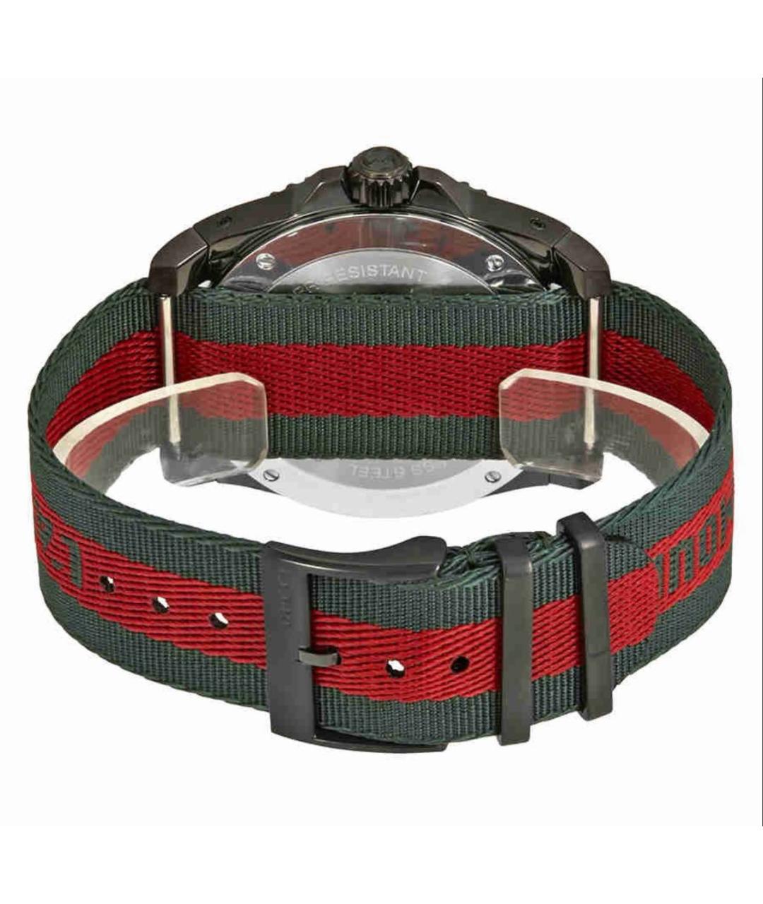 GUCCI Черные стальные часы, фото 6