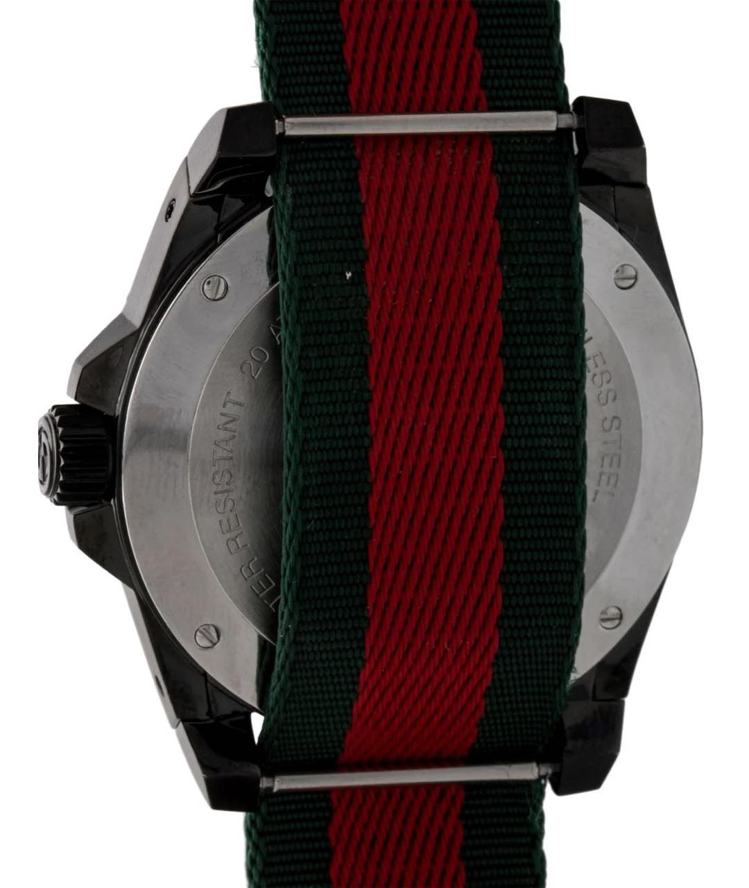 GUCCI Черные стальные часы, фото 5