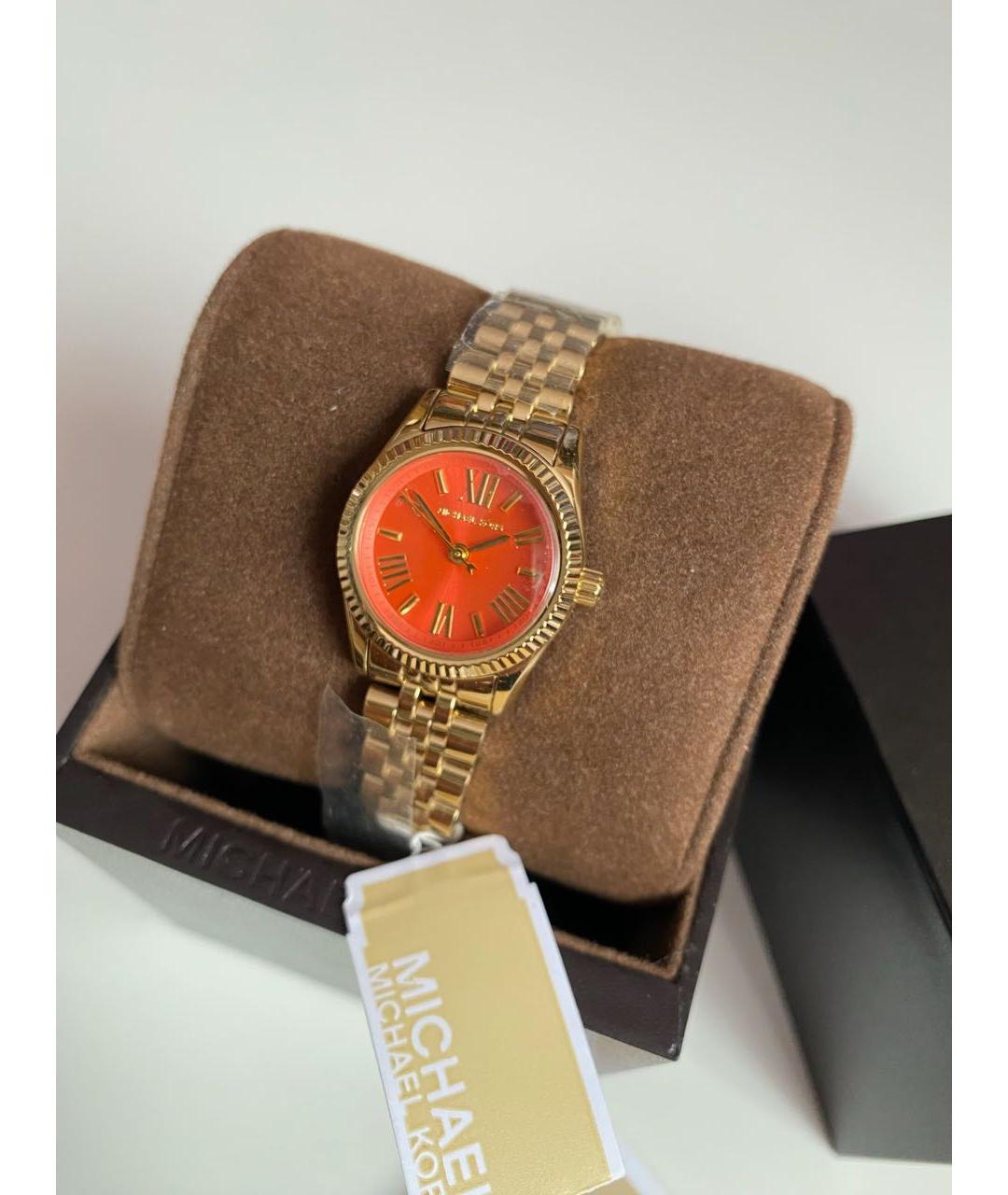 MICHAEL KORS Золотые позолоченные часы, фото 7