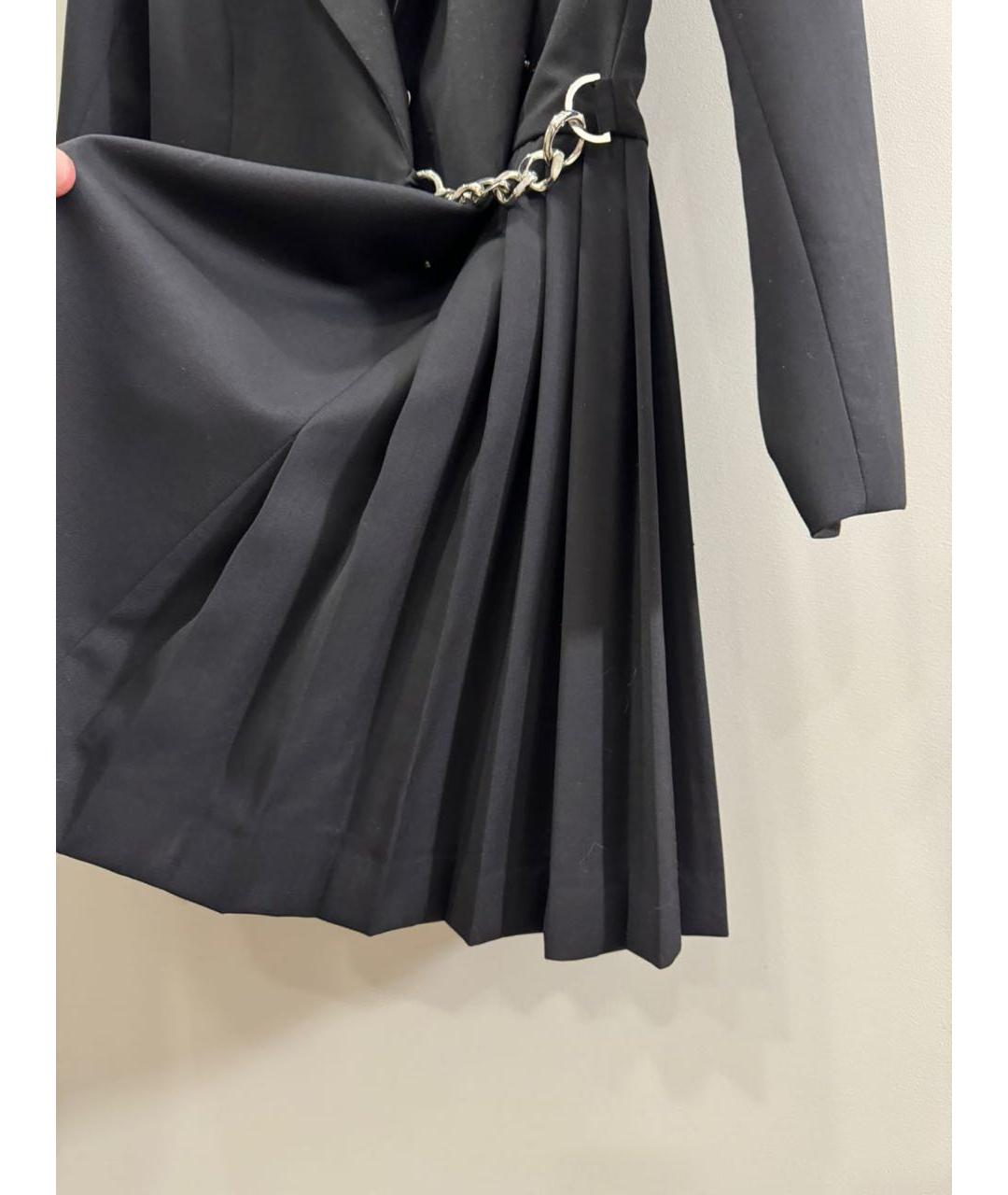 THE KOOPLES Черное шерстяное коктейльное платье, фото 5