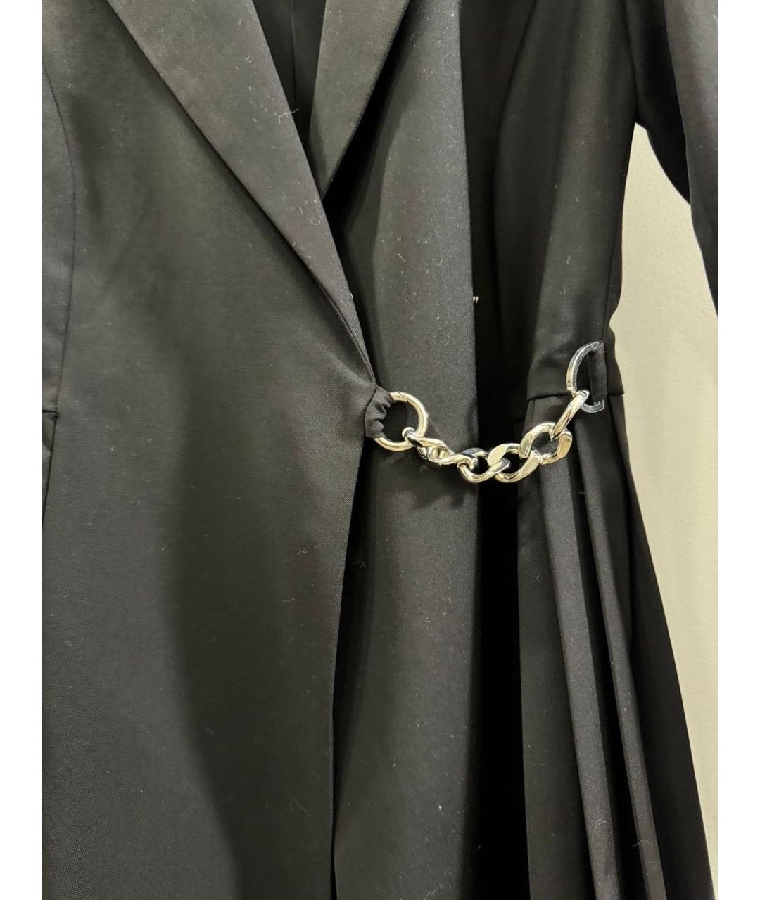 THE KOOPLES Черное шерстяное коктейльное платье, фото 4