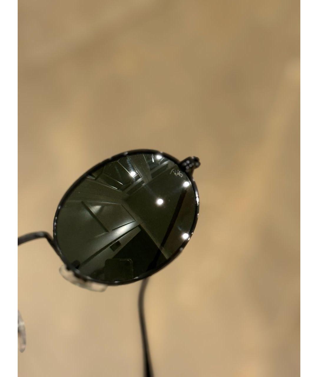 RAY BAN Черные металлические солнцезащитные очки, фото 7