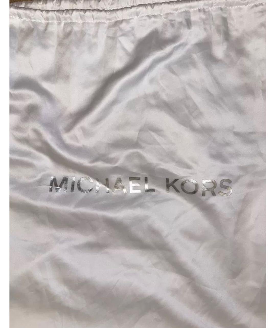 MICHAEL KORS Черная кожаная сумка через плечо, фото 6