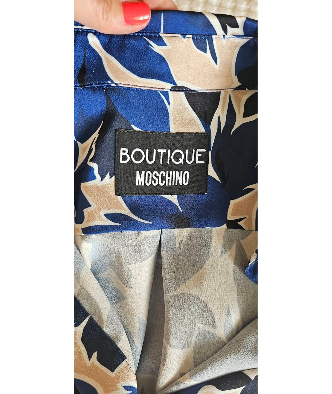 BOUTIQUE MOSCHINO Мульти ацетатное повседневное платье, фото 3