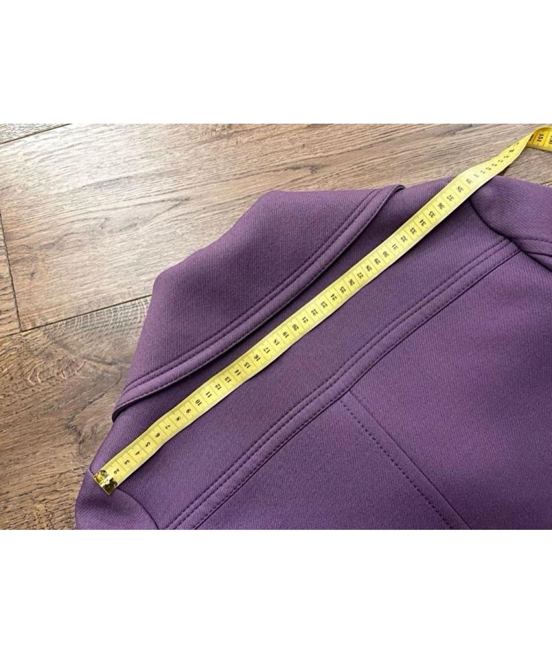 VALENTINO Фиолетовое шерстяное пальто, фото 7