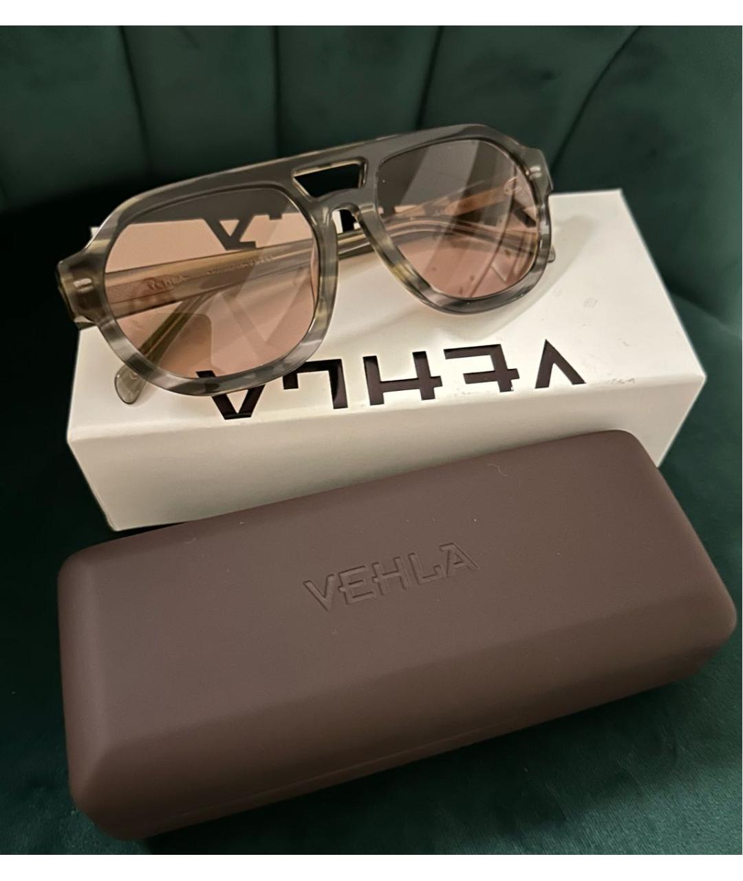 Vehla Коричневые пластиковые солнцезащитные очки, фото 4
