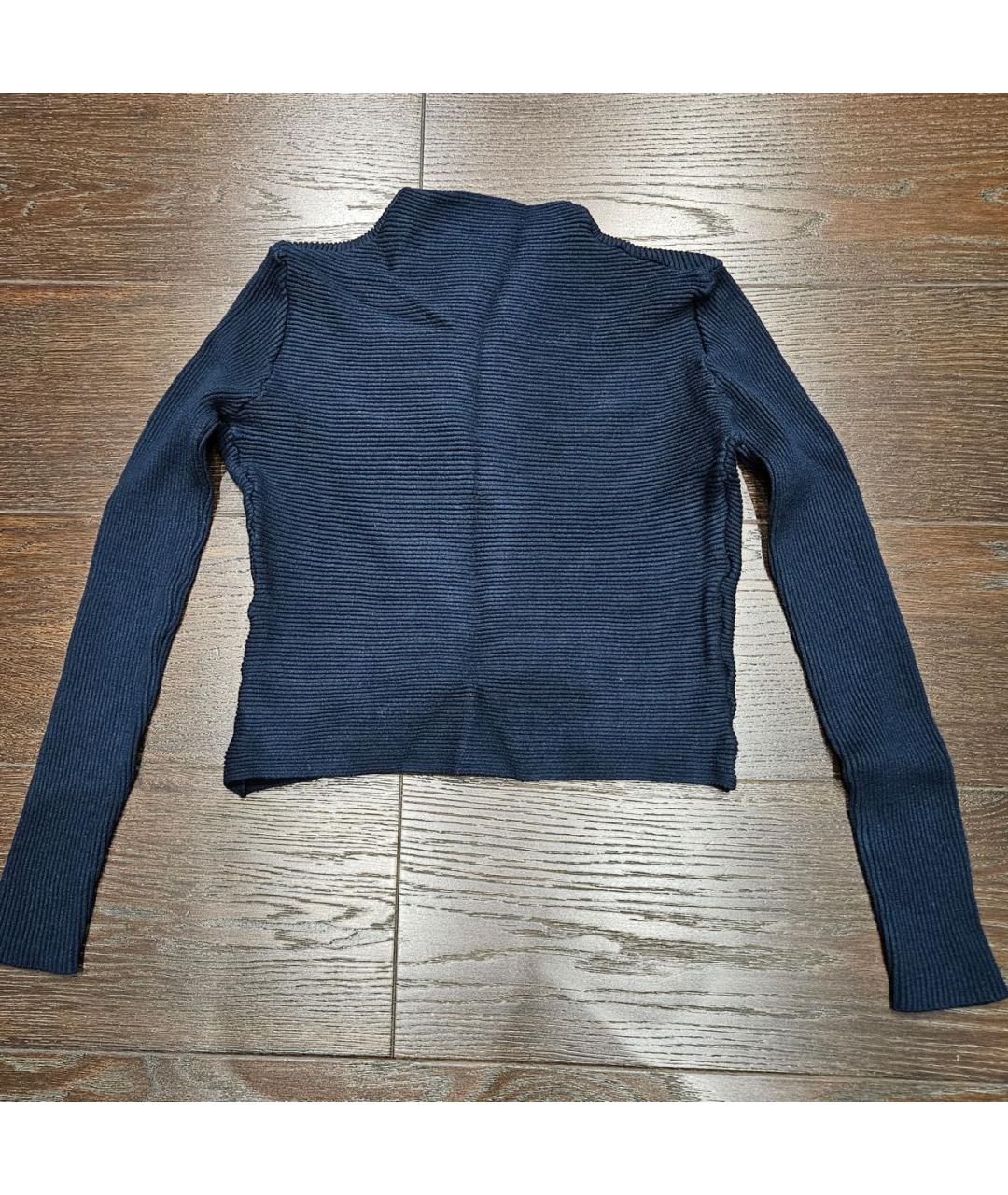 ARMANI JEANS Темно-синий хлопковый джемпер / свитер, фото 7