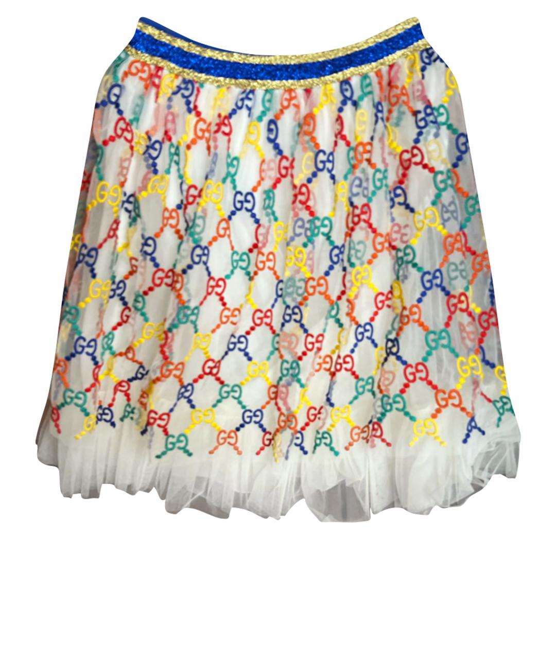 GUCCI Мульти полиэстеровая юбка, фото 1
