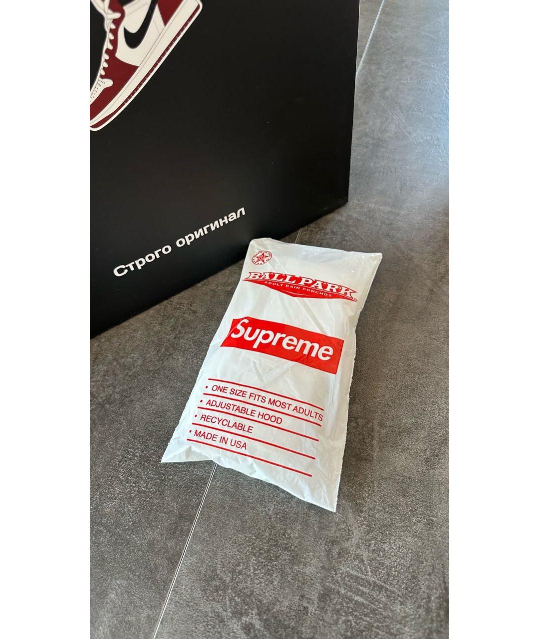 SUPREME Белый тренч / плащ, фото 8