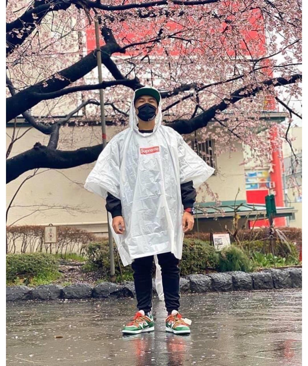 SUPREME Белый тренч / плащ, фото 5