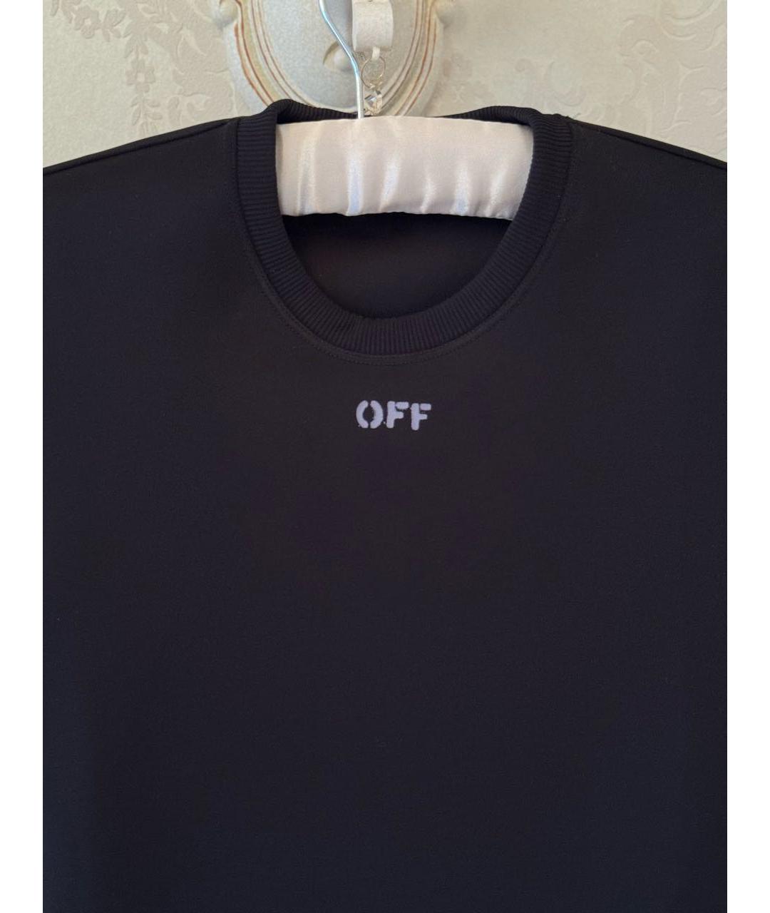 OFF-WHITE Черная футболка, фото 3