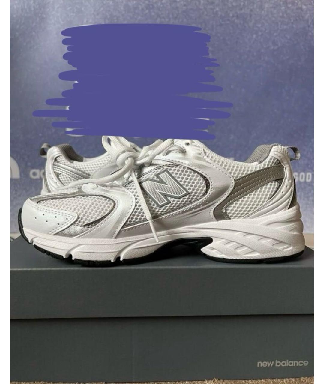 NEW BALANCE Серебряные низкие кроссовки / кеды, фото 4