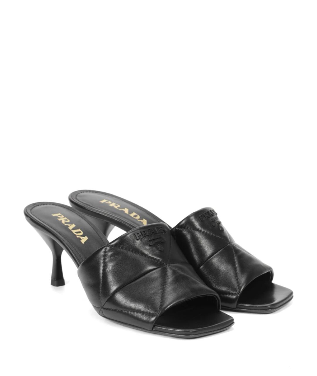 PRADA Черные мюли, фото 2