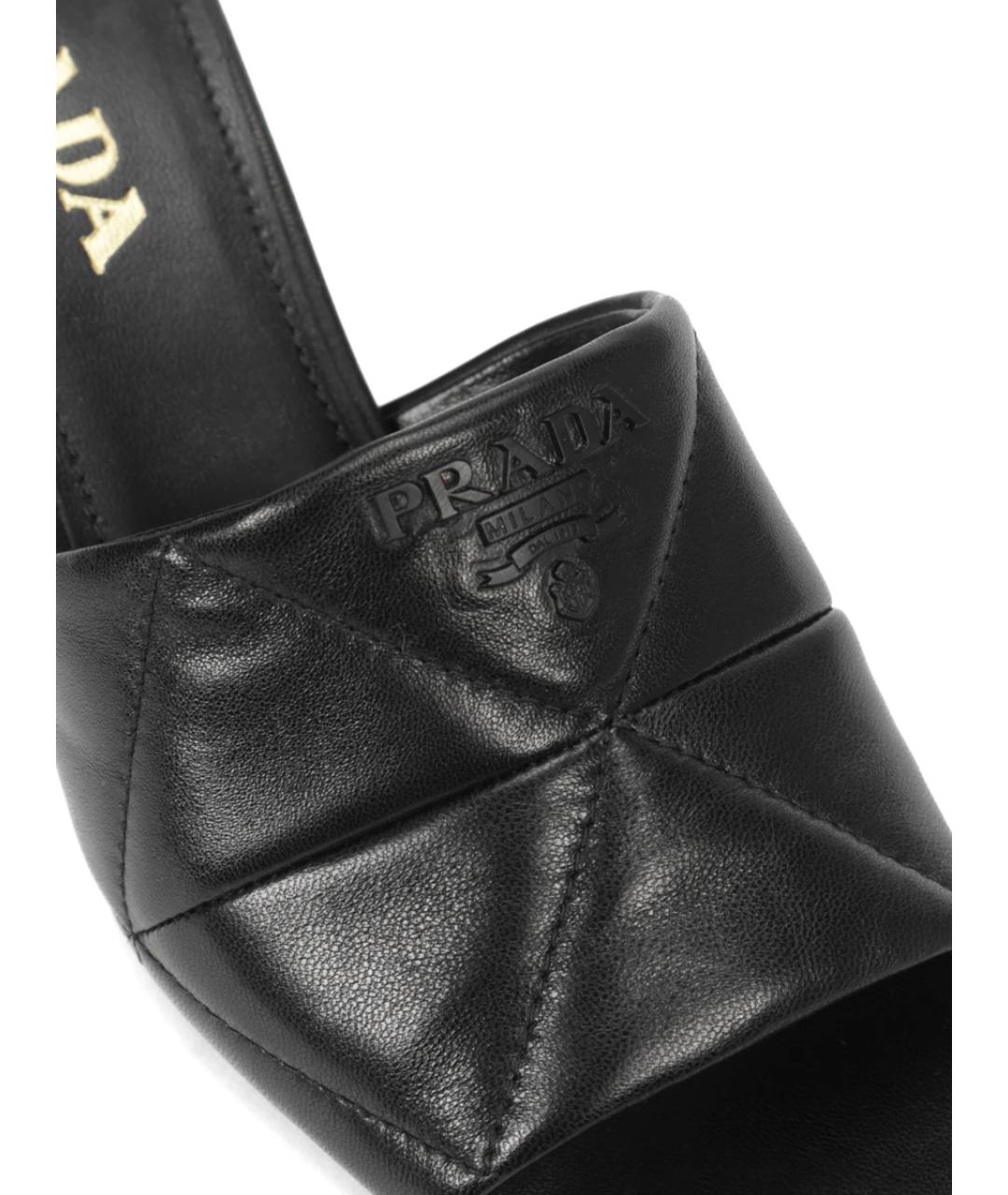 PRADA Черные мюли, фото 5