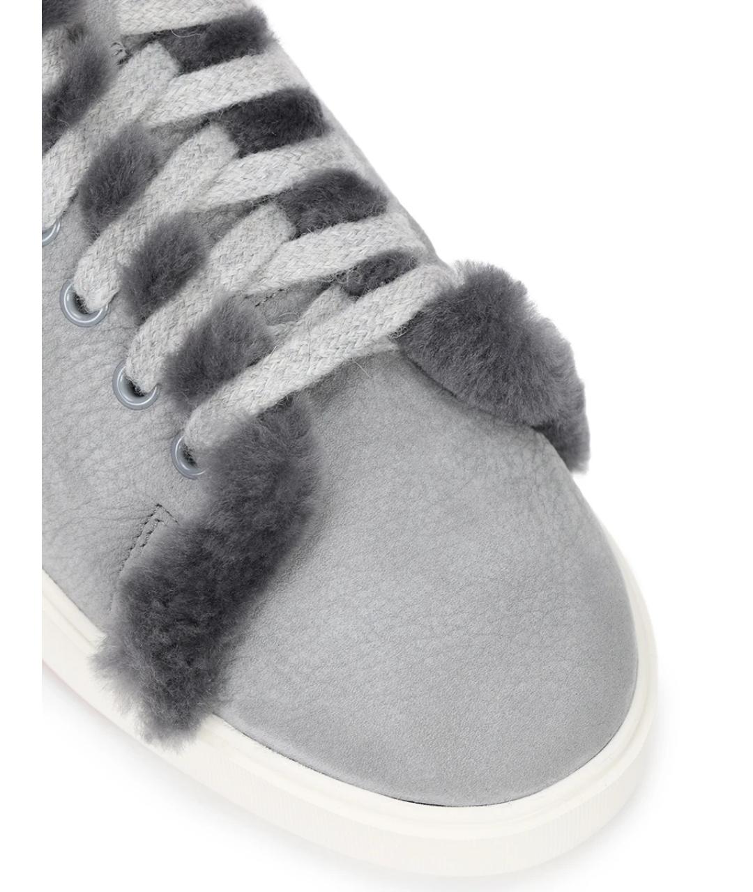 SANTONI Серые слипоны, фото 5