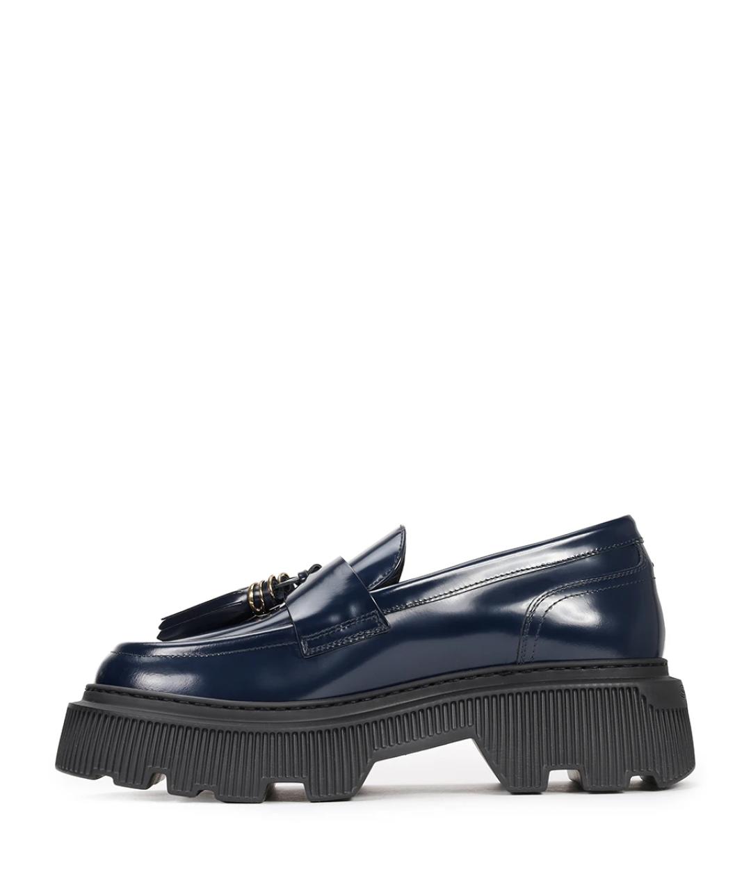 SANTONI Синие лоферы, фото 3