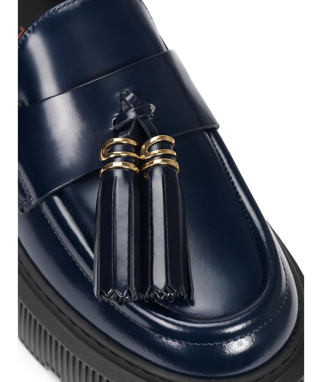 SANTONI Синие лоферы, фото 5