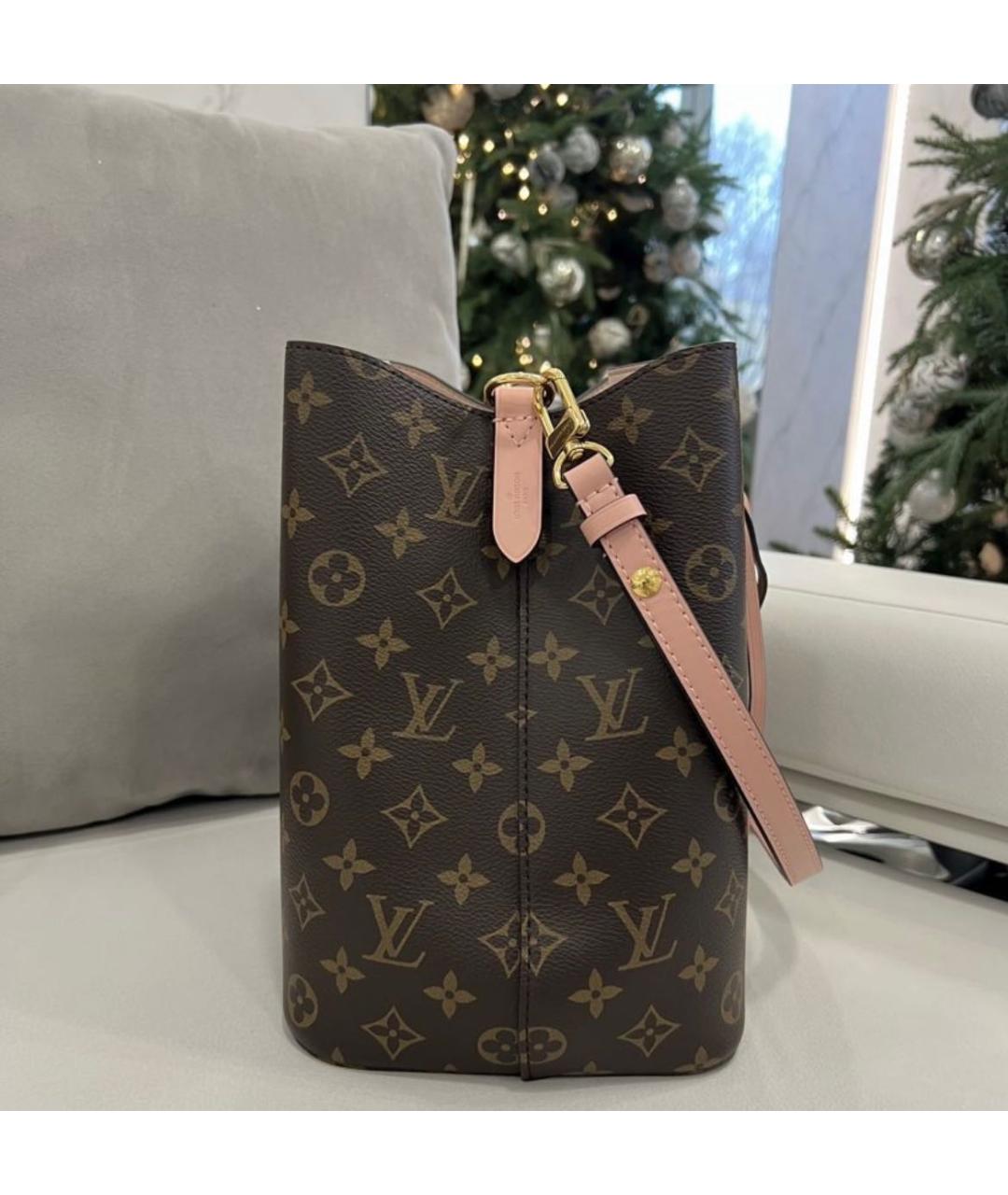 LOUIS VUITTON Коричневая сумка тоут, фото 2