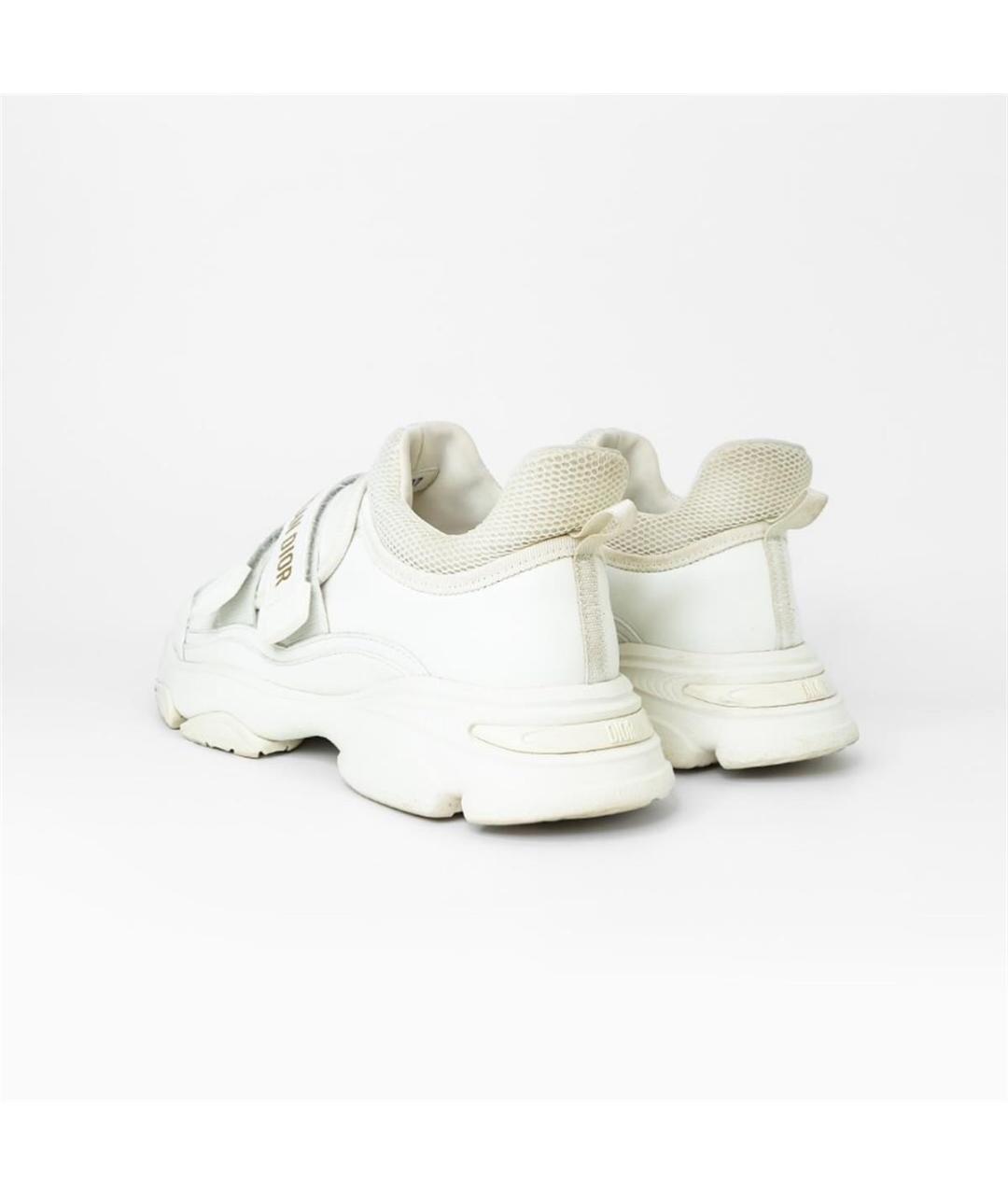 CHRISTIAN DIOR PRE-OWNED Белые кожаные кроссовки, фото 4