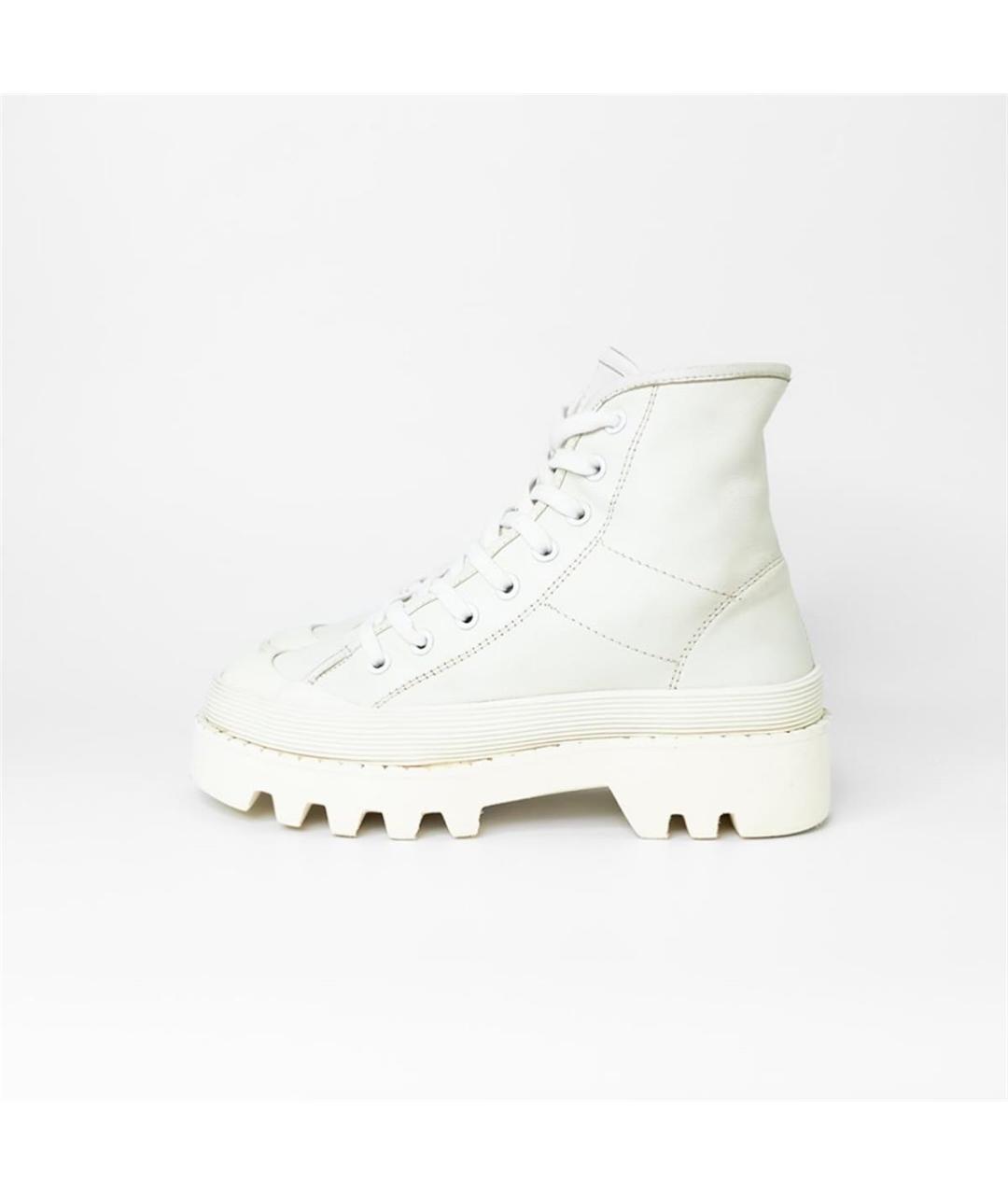 PROENZA SCHOULER Белые кожаные ботинки, фото 5