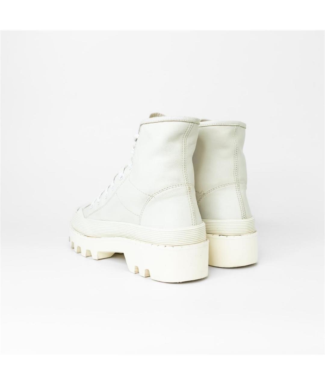 PROENZA SCHOULER Белые кожаные ботинки, фото 4
