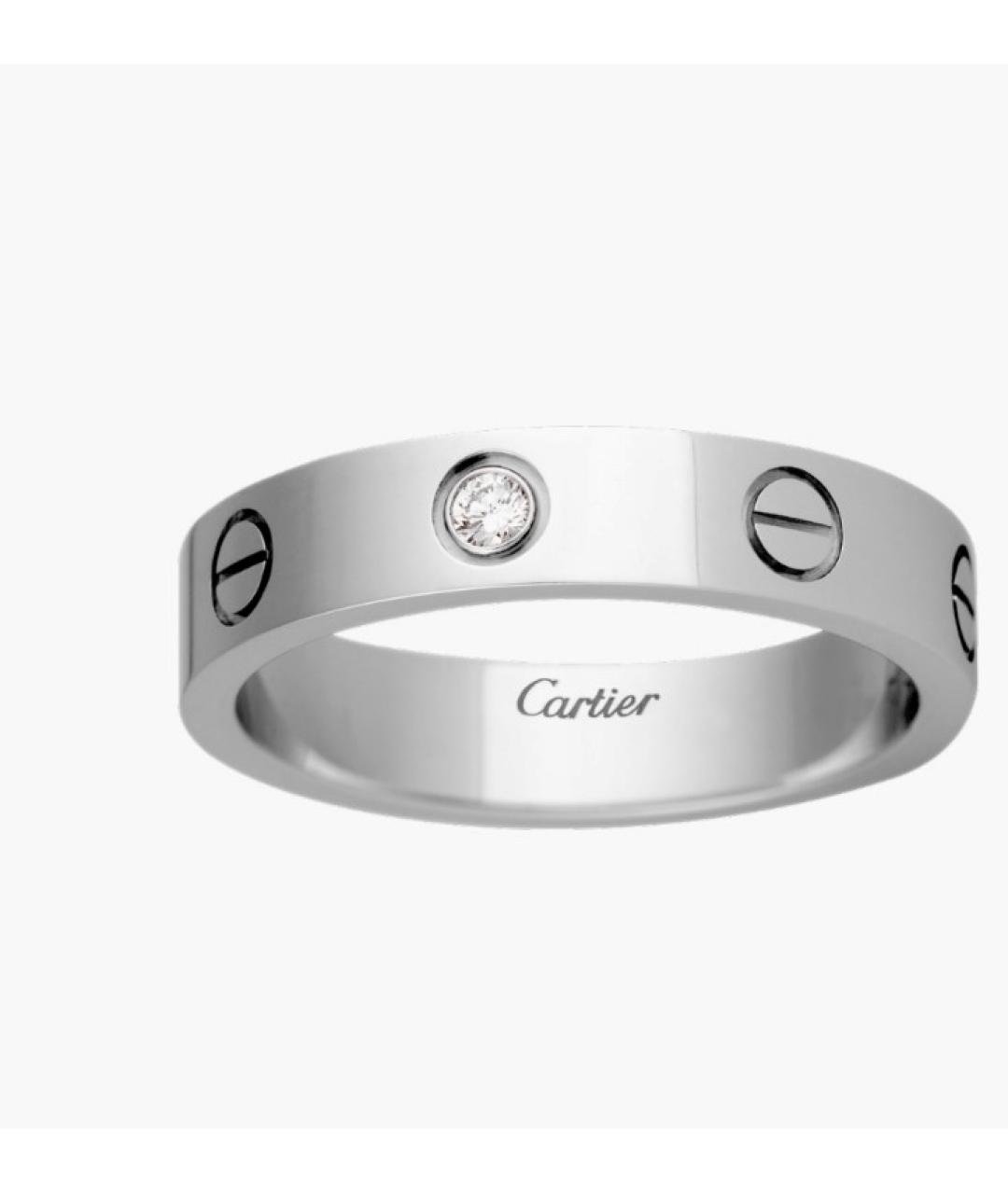 CARTIER Белое кольцо из белого золота, фото 7