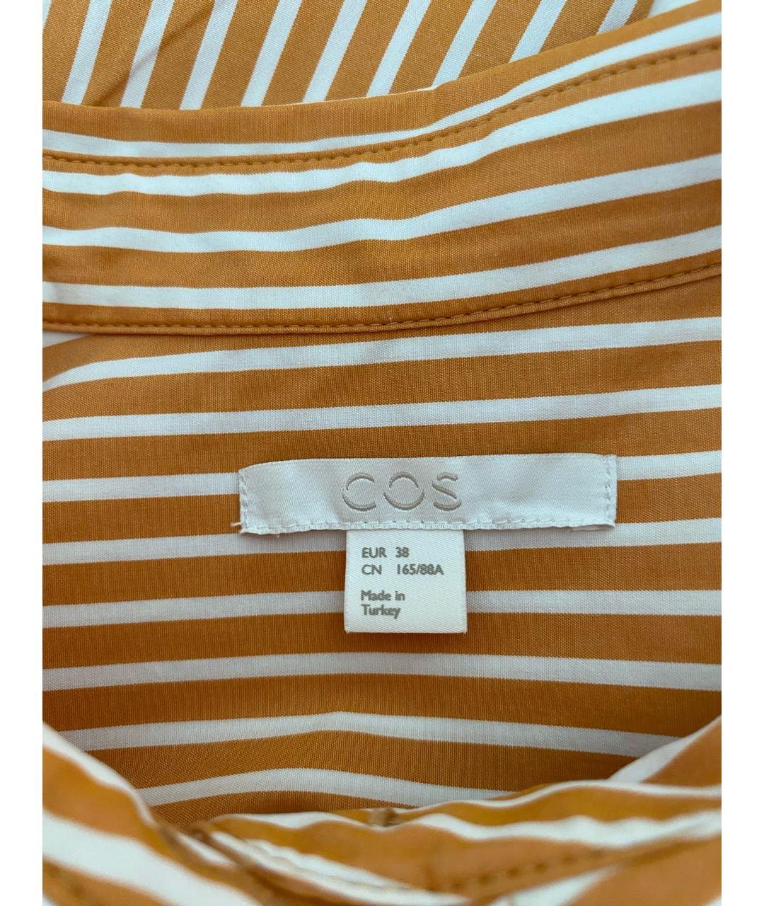 COS Оранжевая хлопковая рубашка, фото 3