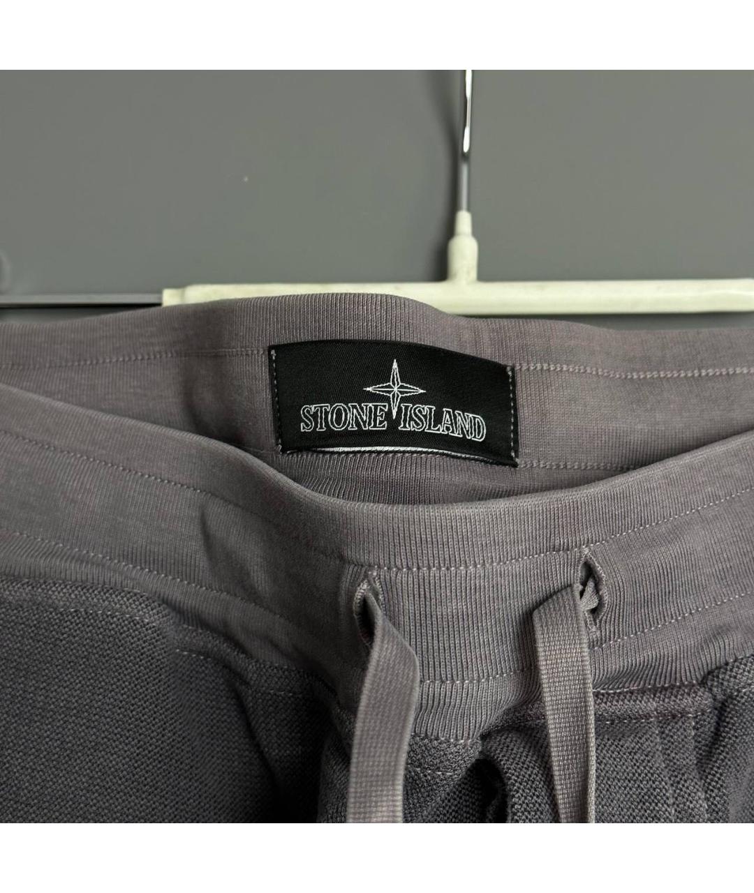 STONE ISLAND SHADOW PROJECT Антрацитовые хлопковые повседневные брюки, фото 5