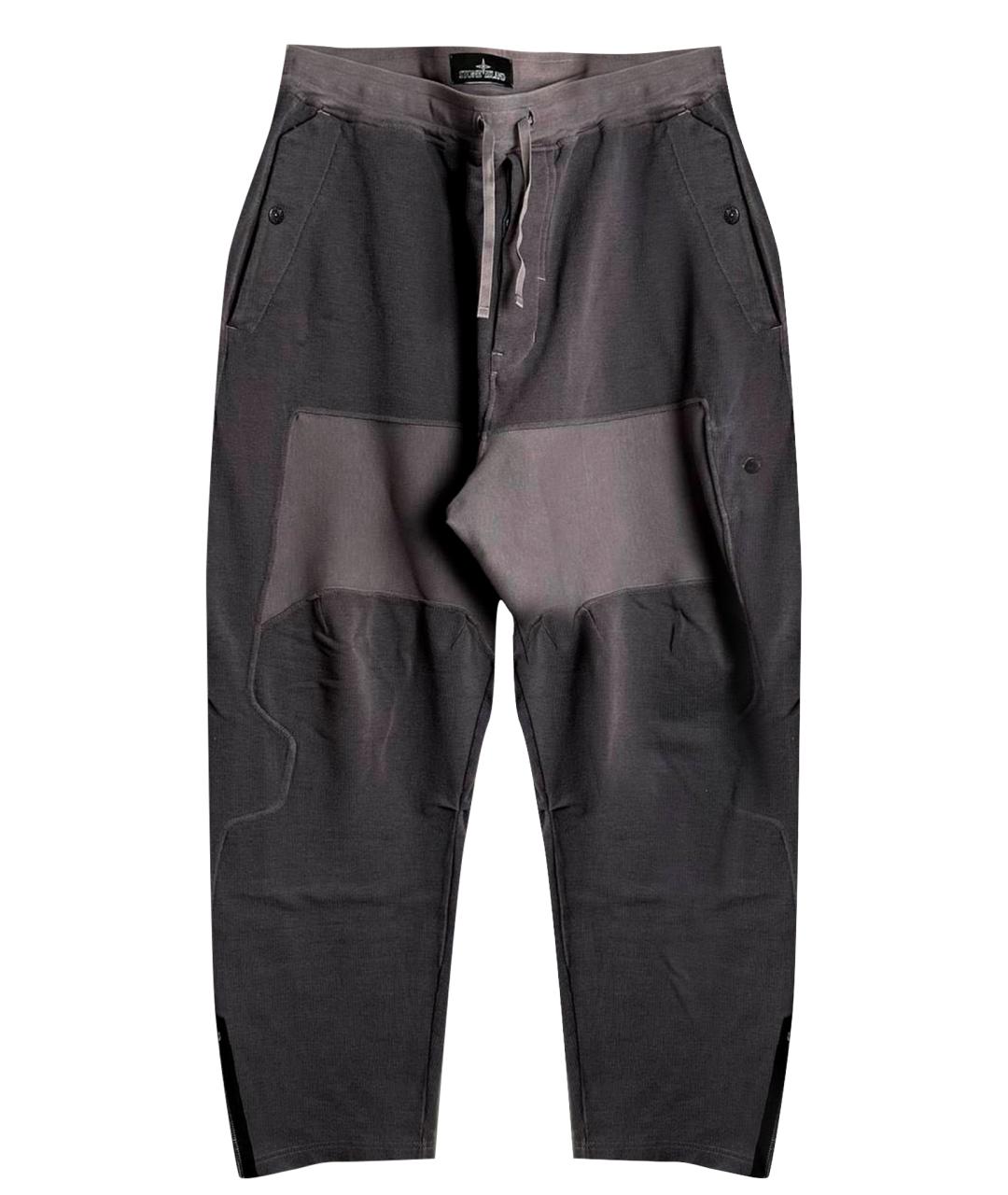 STONE ISLAND SHADOW PROJECT Антрацитовые хлопковые повседневные брюки, фото 1