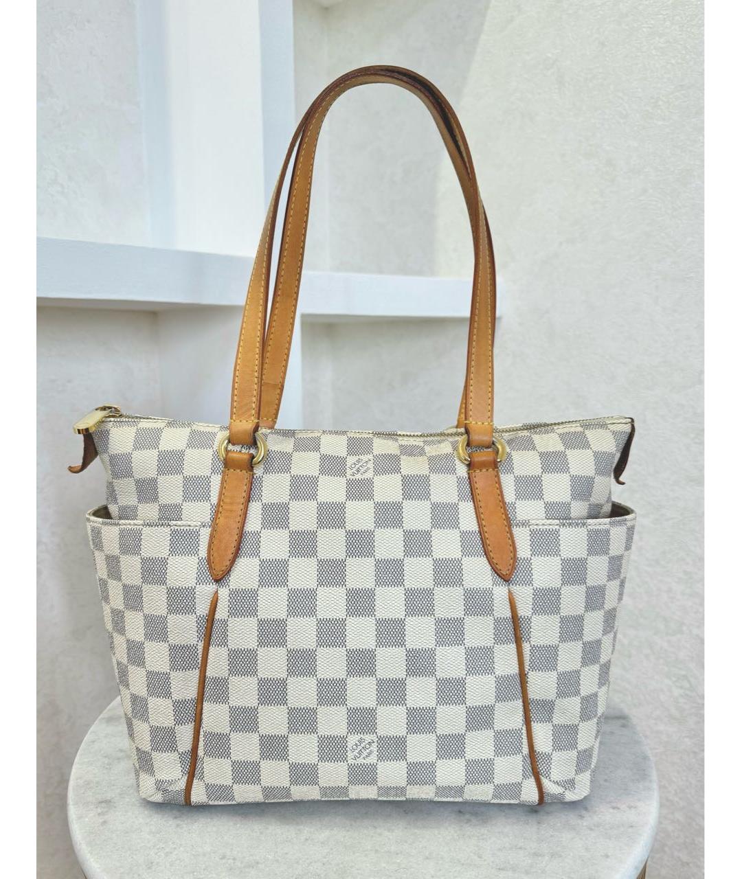 LOUIS VUITTON PRE-OWNED Белая сумка тоут, фото 6