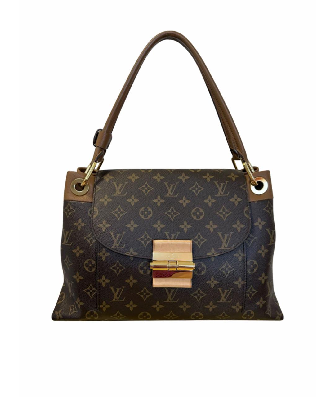 LOUIS VUITTON PRE-OWNED Коричневая сумка тоут, фото 1